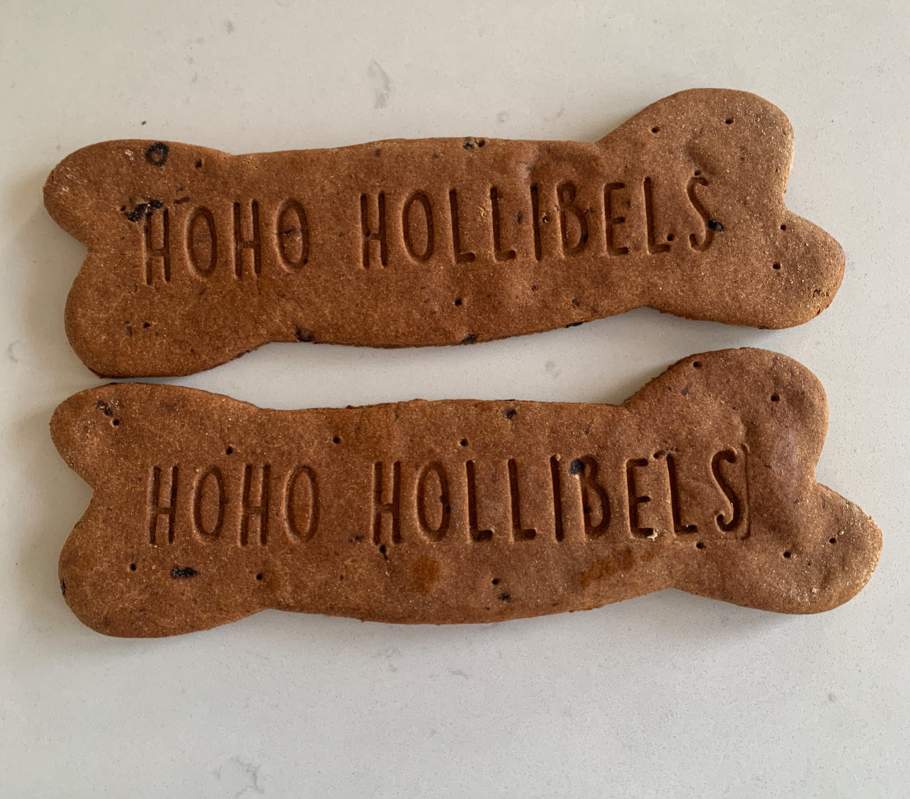 Large HO HO Biscuit Bones