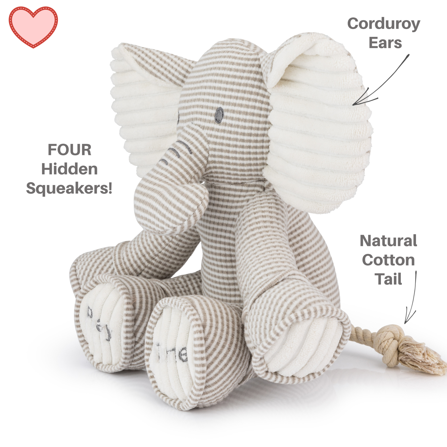 Sensory Play Time Elephant Dog Toys