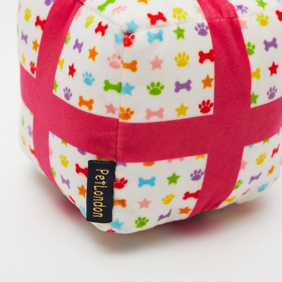 Present Tug Dog Celebration Toy