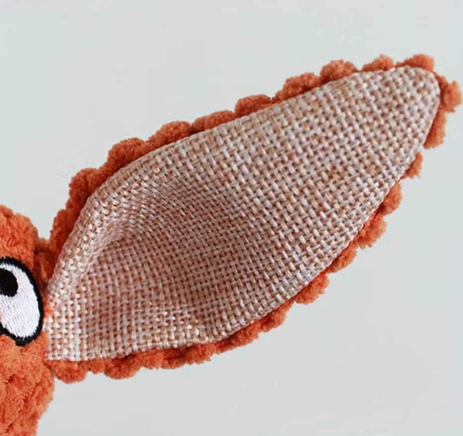 Interactive Plush Rabbit Dog Toy