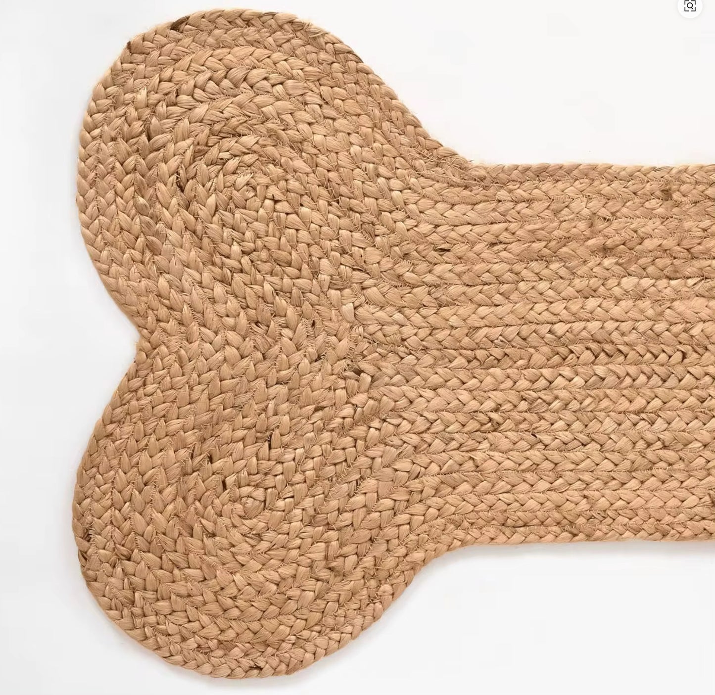 Jute Bone Shaped Mat