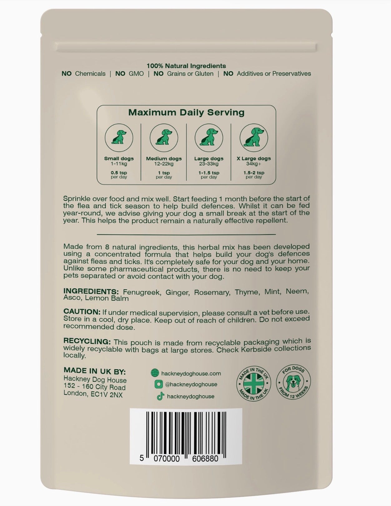 Natural Flea & Tick Topper