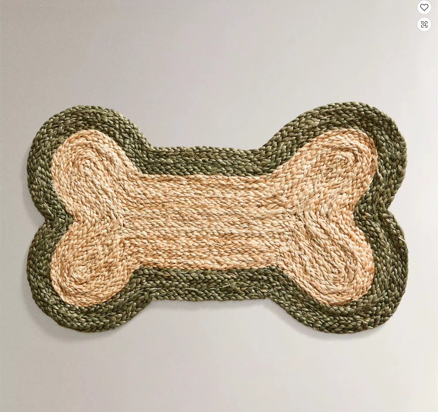 Jute Bone Shaped Mat