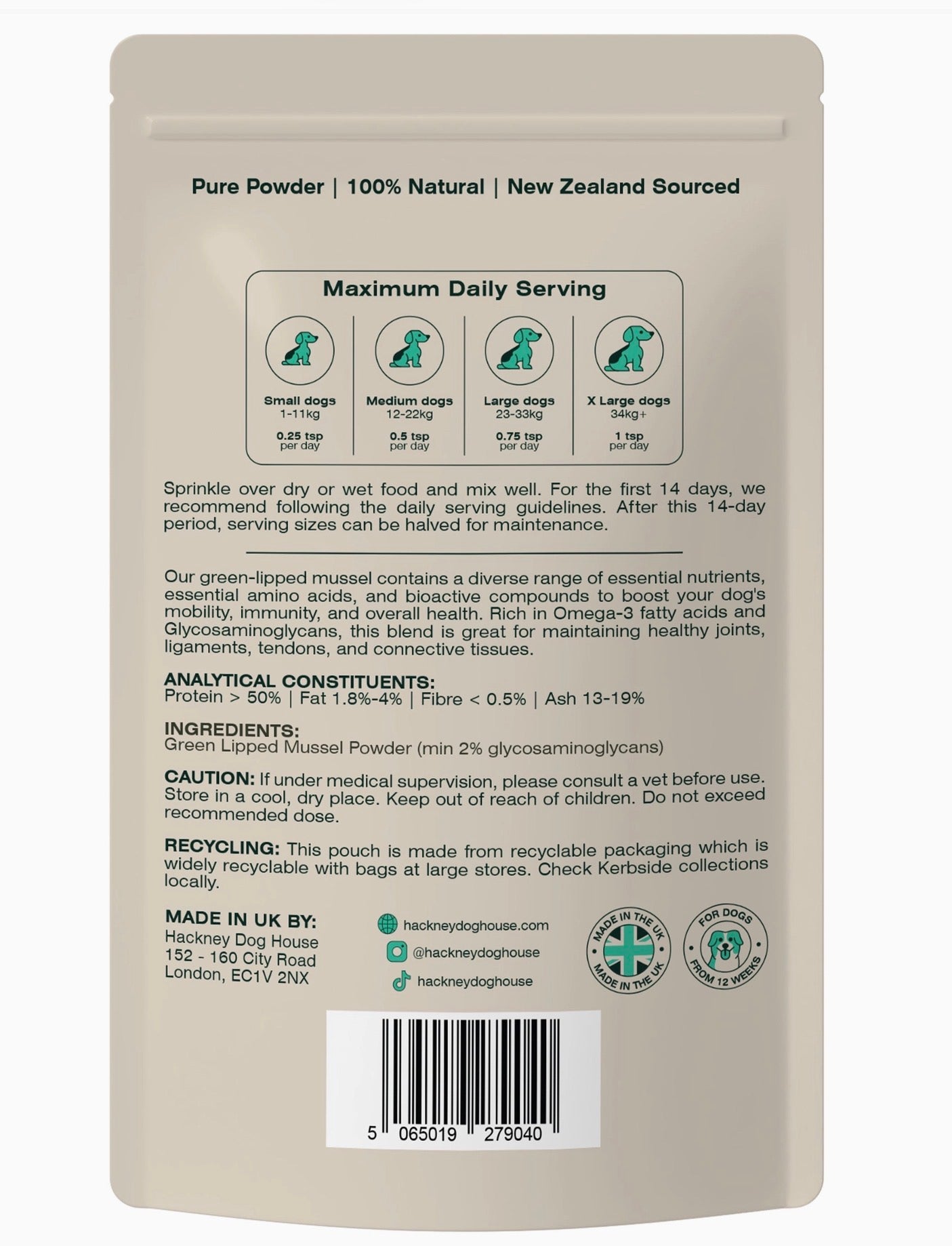 Green Lipped Mussel Powder