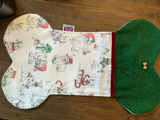 Christmas Bone Stocking