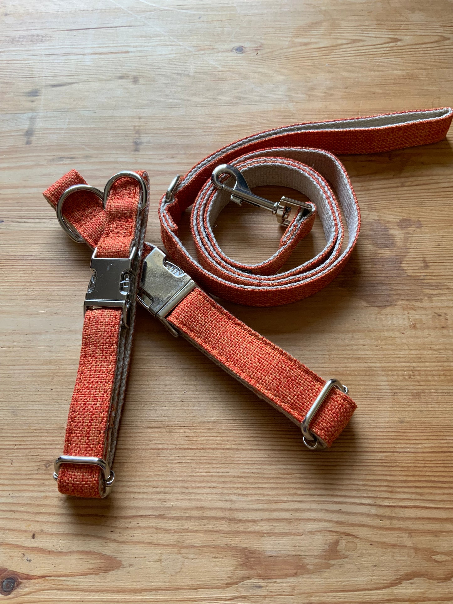 Linen Collar - Orange