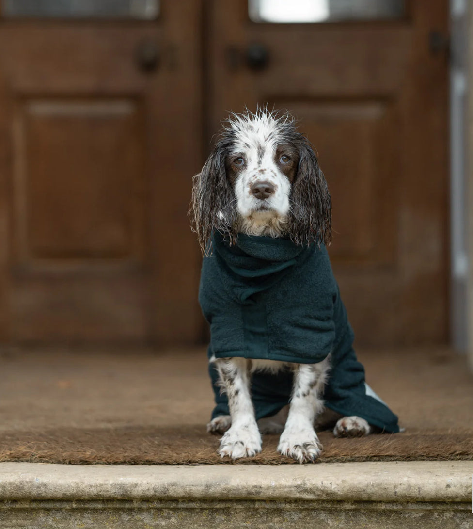 Dog Dressing Gown - Forest