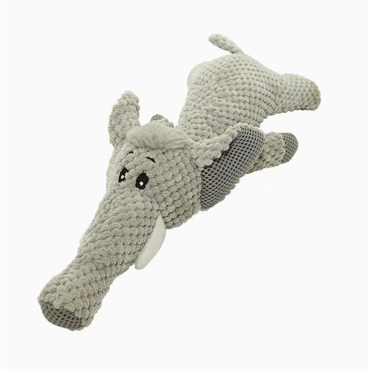 Elephant Plush Dog Toy