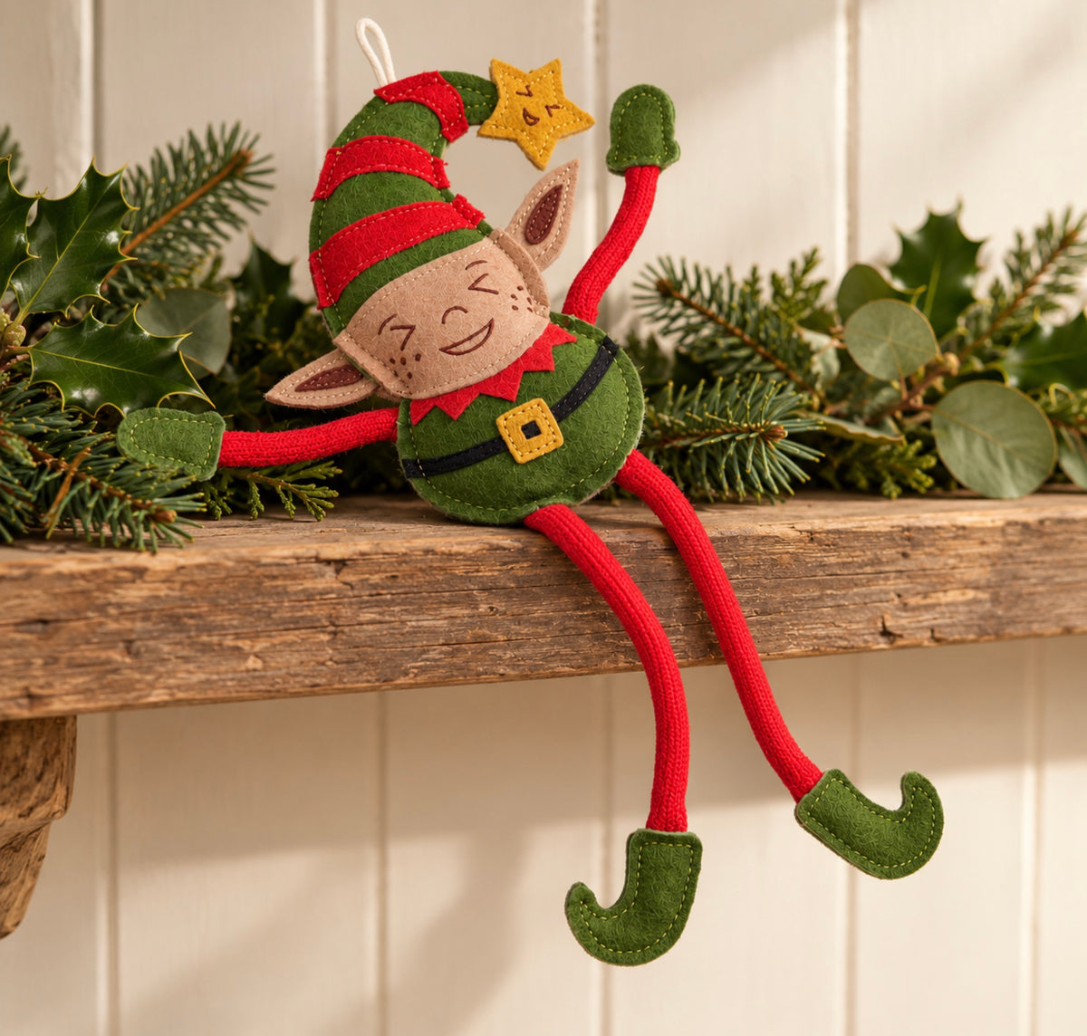 Elvis Elf - Eco Dog Toy