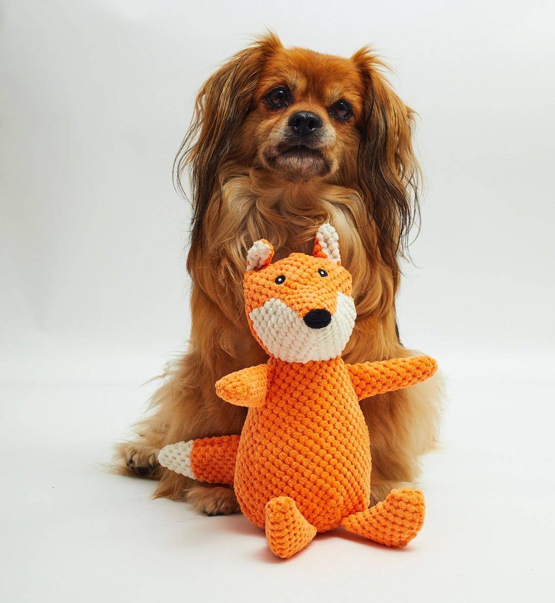 Woodland Fox Plush Dog Toy