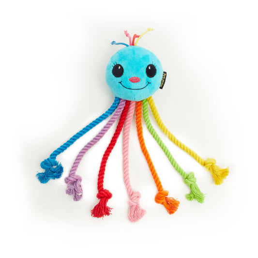 Rainbow Octopus Dog Toy